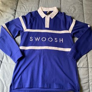 Nike Men’s Swoosh Rugby Polo Size Medium